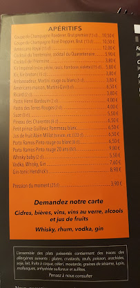 Crêperie L'Hermine à Saint-Briac-sur-Mer menu