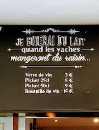 Restaurant Le p'tit Bateau à Argelès-sur-Mer (le menu)