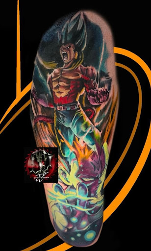 Explore cake tattoo ideas, creative tattoo ideas in Washington, available at Moore-Stone Ink