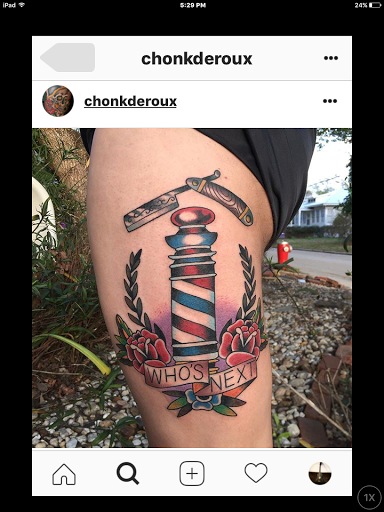 Explore shark tooth tattoo ideas, creative tattoo ideas in Saint Augustine, available at Ms. Deborahs Fountain of Youth Tattoo & Body Piercing