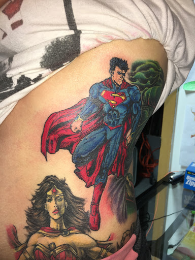 Explore dog tattoo ideas for guys, creative tattoo ideas in Gladewater, available at Hillies Appointment Only