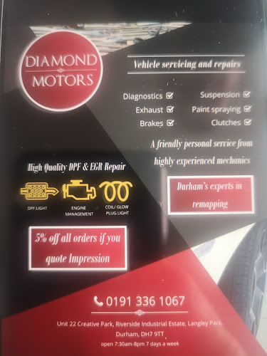 Reviews of Diamond Motors - Remapping & ECU Experts Durham in Durham - Auto repair shop