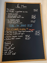 Menu / carte de FEEL LING à Paris