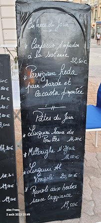 Restaurant italien Chez Lulu à Hyères - menu / carte