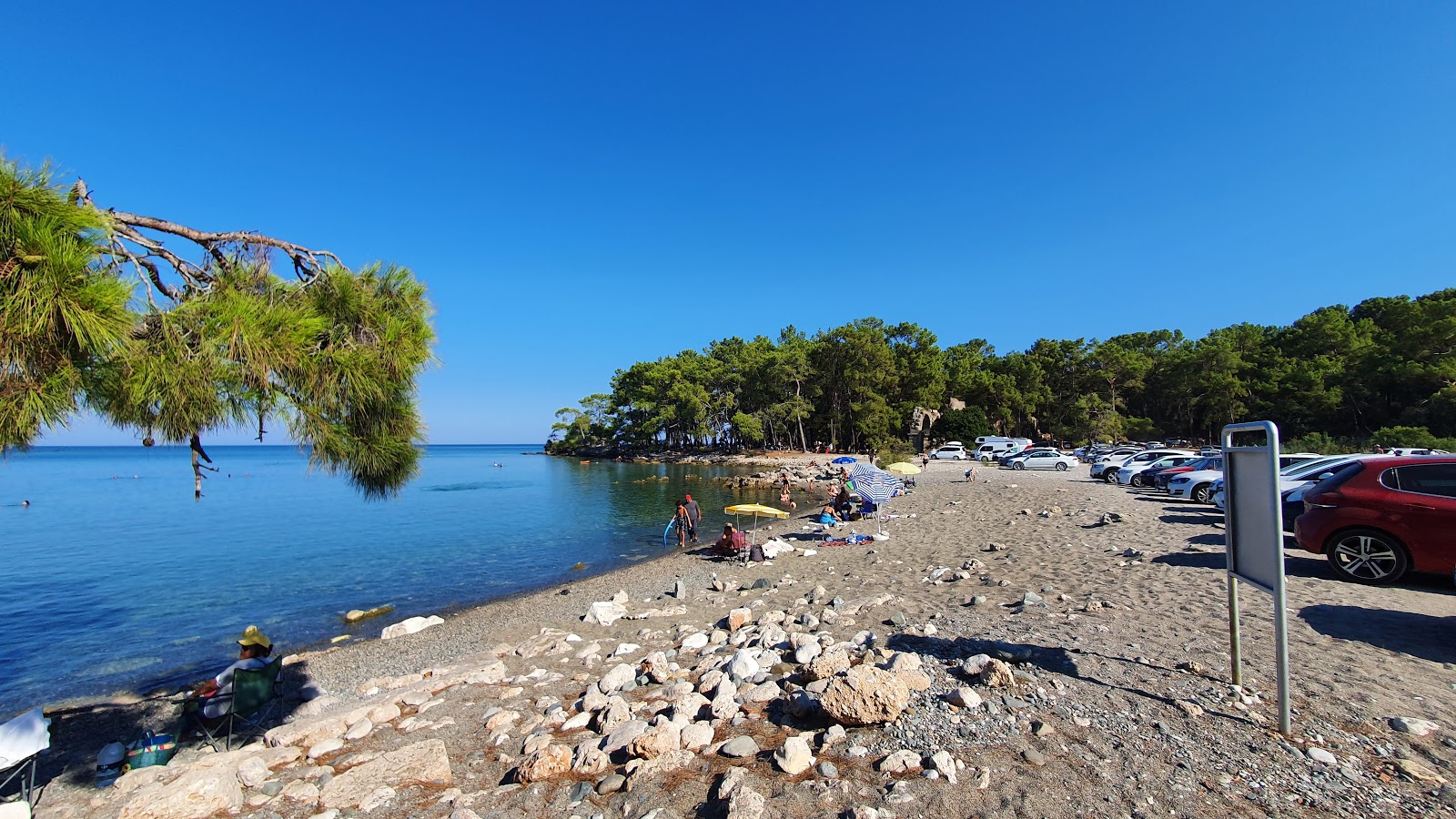 Fotografie cu Phaselis Small Beach zonele de facilități