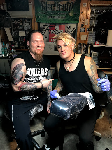 Explore hippo tattoo ideas, creative tattoo ideas in Moweaqua, available at Fleshwound Tattoo