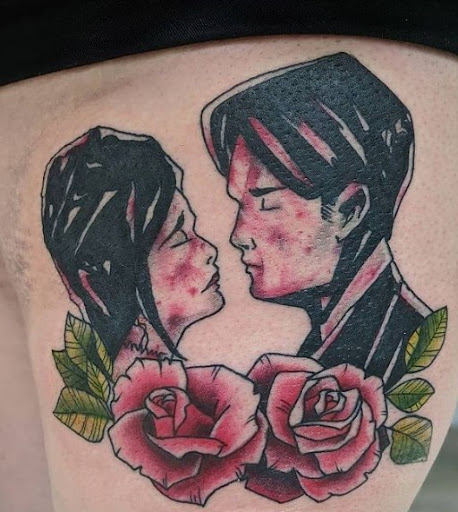 Explore matching ghost tattoo ideas, creative tattoo ideas in Mesa, available at Ranger Tattoo & Piercing