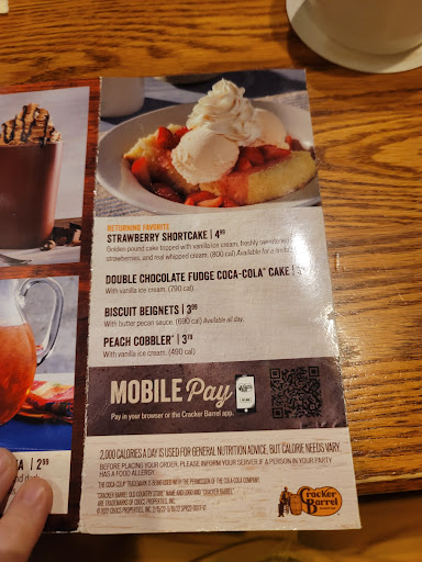 American Restaurant «Cracker Barrel Old Country Store», reviews and photos, 5035 Hinkleville Rd, Paducah, KY 42001, USA