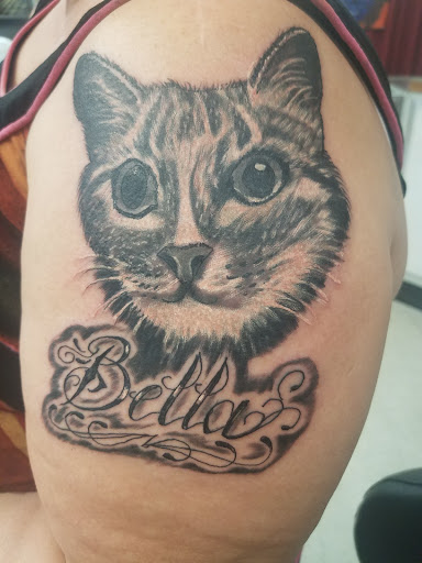 Explore jungle tattoo ideas, creative tattoo ideas in Fort Mohave, available at RedRum Tattoo & Body Piercing Co.