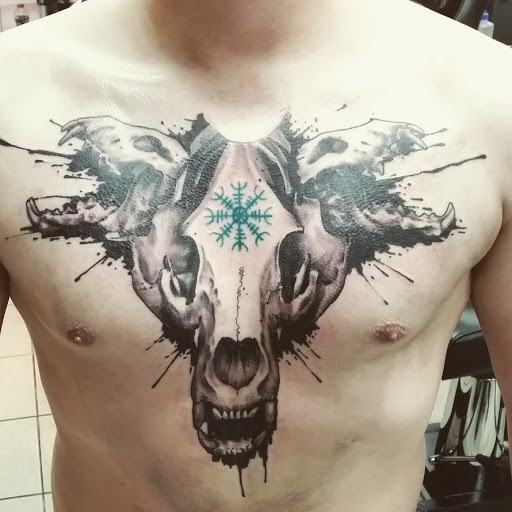 Explore background tattoo filler ideas, creative tattoo ideas in Chicago, available at Royal Flesh Tattoo and Piercing