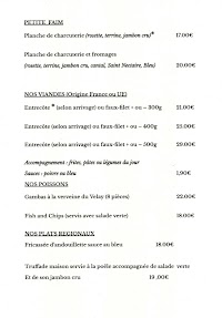 Menu du Le Rendez Vous à Pont-du-Château