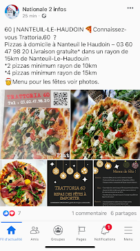 Pizza du Restaurant TRATTORIA60 NANTEUIL à Nanteuil-le-Haudouin - n°4