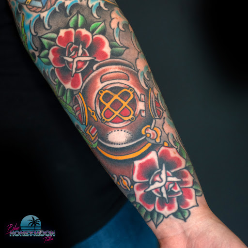Find tattoo ideas with clocks for your next unique tattoo in Islip at Blue Honeymoon Tattoo