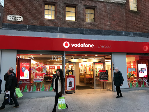Vodafone shops in Liverpool