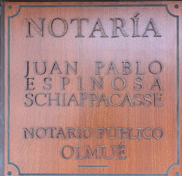 NOTARIA OLMUÉ, Juan Pablo Espinosa Schiappacasse