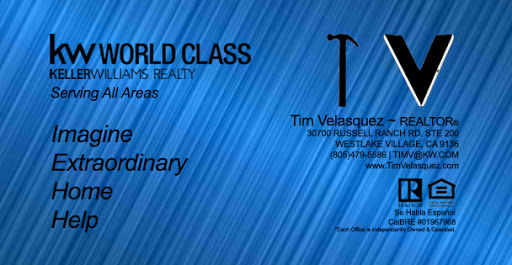 Tim Velasquez Realtor ~ Keller Williams Realty World Class