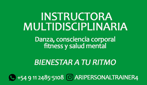 Instructora fitness - Ariana Sayalis - Personal trainer