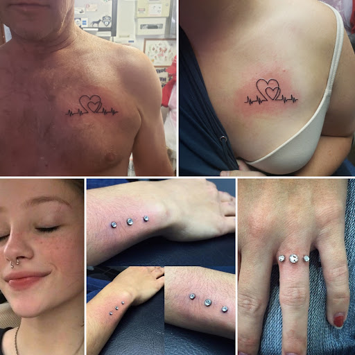 Explore dog bone tattoo ideas, creative tattoo ideas in Elko, available at Tom Custom Tattoos and Body Piercing Studio