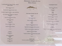 Restaurant Al Tonno di Corsa à Carloforte (le menu)