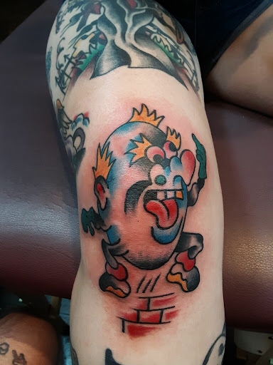 Explore cool face tattoo ideas, creative tattoo ideas in Northfield, available at Trifecta Tattoo Parlor
