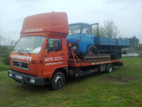 Pulay Gergő Autómentés - Autómentő és Autószállítás, Gépszállítás, Teherautó Mentés, Nógrád Megye