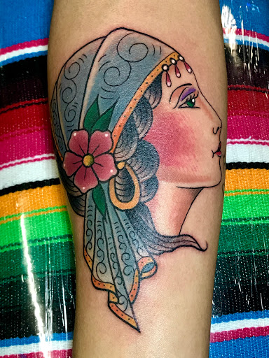 Explore flower half sleeve tattoo ideas, creative tattoo ideas in Modesto, available at Inkwell Tattoo