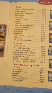 Café Winklstüberl à Fischbachau menu