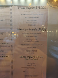 Menu / carte de Sucré Salé à Vincennes