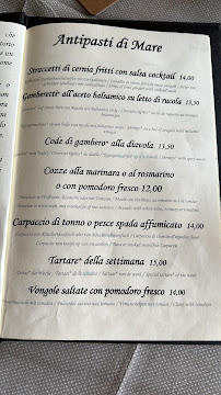 Menu / carte de Trattoria La Canfora à Ghiffa