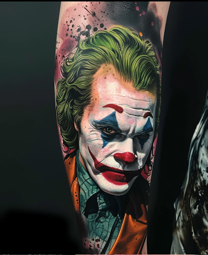 Explore men thigh tattoo ideas, creative tattoo ideas in Katy, available at Family Tattoo Studio