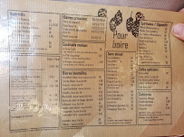 Menu du Estaminet de l'Ancienne Maison Commune à Hondeghem