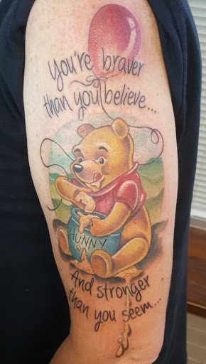 Explore scooby doo tattoo ideas, creative tattoo ideas in Omaha, available at Black Squirrel Omaha