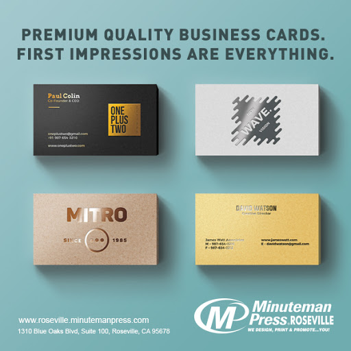 Commercial Printer «Minuteman Press - Roseville», reviews and photos, 1310 Blue Oaks Blvd #100, Roseville, CA 95678, USA