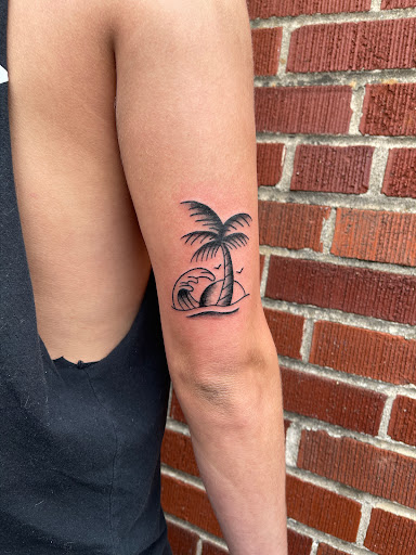 Explore patch work tattoo ideas, creative tattoo ideas in Strasburg, available at Champion Tattoo Company