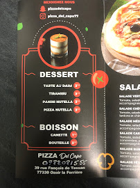 Pizzas à emporter Pizza Del Capo à Ozoir-la-Ferrière (la carte)