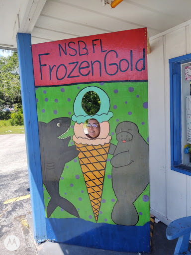 Ice Cream Shop «Frozen Gold Ice Cream Shoppe», reviews and photos, 104 Eddie Rd, New Smyrna Beach, FL 32168, USA
