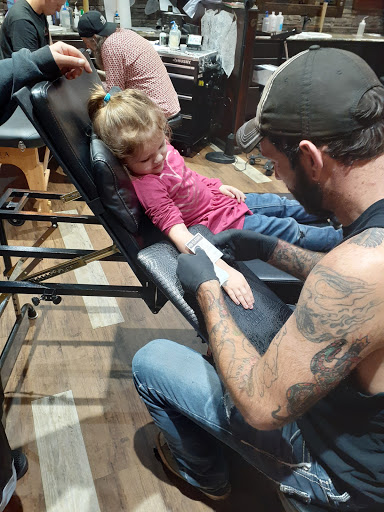 Explore tattoo ideas patchwork, creative tattoo ideas in Oak Grove, available at Hell or High Water Tattoo Shop