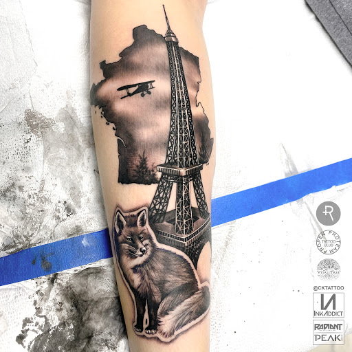 Explore letter g tattoo ideas, creative tattoo ideas in Galveston, available at Von Striga Art Parlor