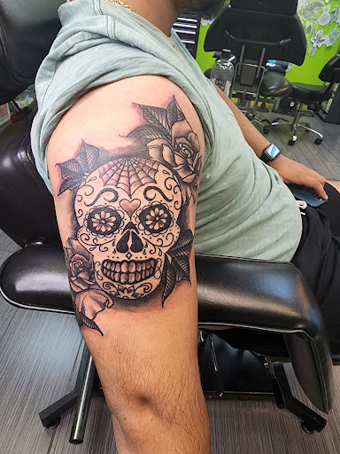 Explore capricorn tattoo ideas for men, creative tattoo ideas in Chicago, available at Mind Crusher Tattoo