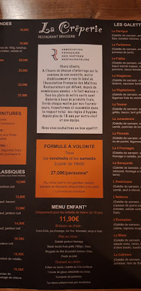 La Crêperie Thionville à Thionville menu
