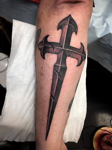 Explore hairline tattoo ideas, creative tattoo ideas in Saint Petersburg, available at Webbs Tattoo