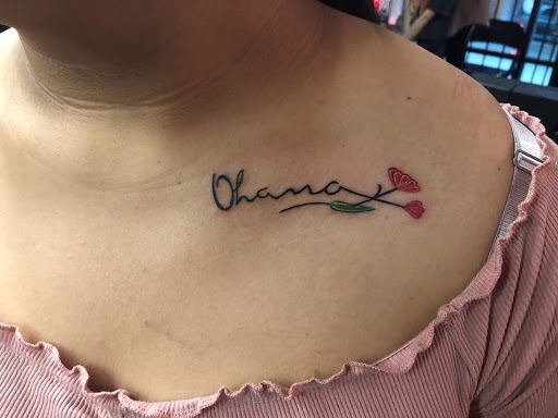 Explore 5 names tattoo ideas, creative tattoo ideas in Houston, available at LOBOS TATTOO PARLOR