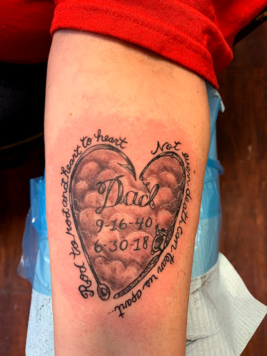 Explore lilo tattoo ideas, creative tattoo ideas in Seymour, available at American Gypsy Tattoo Corp.