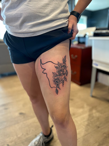 Explore dune tattoo ideas, creative tattoo ideas in Spirit Lake, available at Castaway tattoo