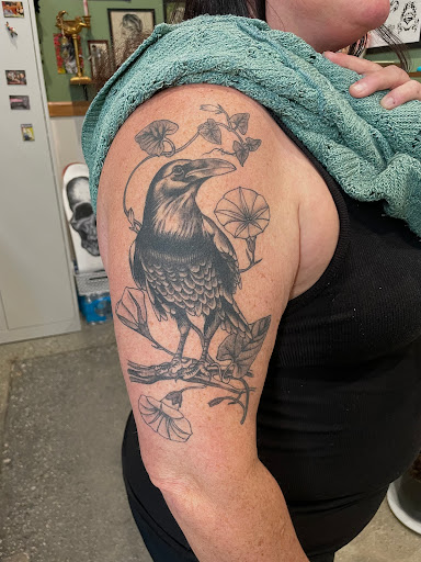 Explore mother and 3 sons tattoo ideas, creative tattoo ideas in Bakersfield, available at Treat Me Nice Tattoo