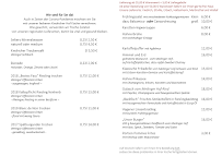 Menu du Kiedricher Hof à Kiedrich