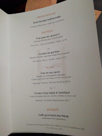 Brasserie Des Haras à Strasbourg menu