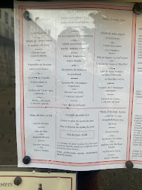 Le Petit Blanc à Salins-les-Bains menu