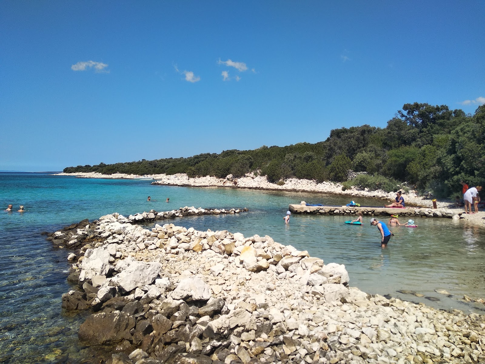 Fotografie cu Boyani beach cu mai multe golfulețe mici