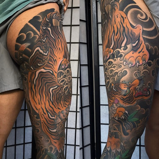 Explore men side neck cover up tattoo ideas, creative tattoo ideas in San Diego, available at Remington Tattoo Parlor